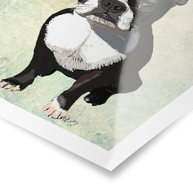 Schöne Wandbilder Tierportrait - Terrierkönig