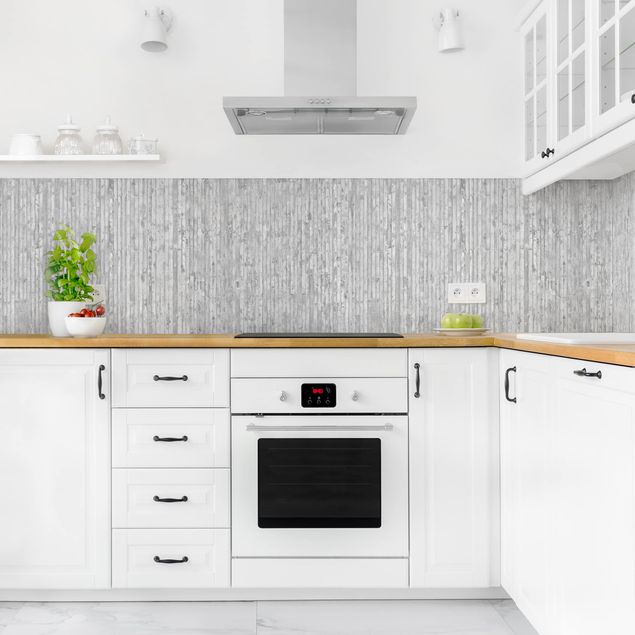 Küchenrückwand Folie Steinoptik Betonoptik Tapete mit Streifen