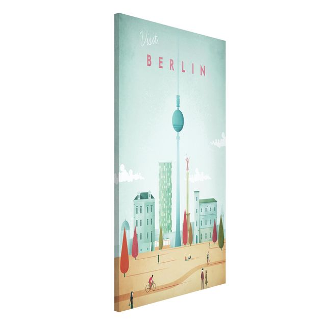 Magnettafel Skyline Reiseposter - Berlin