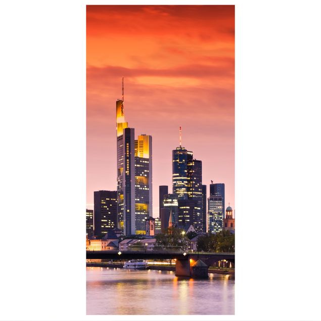 Raumteiler - Frankfurt Skyline 250x120cm
