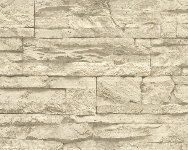 Tapeten A.S. Création Best of Wood`n Stone 2nd Edition in Beige Creme - 707130
