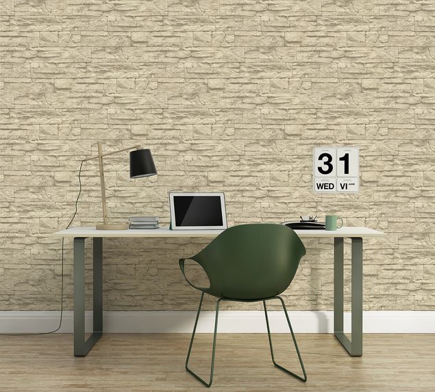 Moderne Tapeten A.S. Création Best of Wood`n Stone 2nd Edition in Beige Creme - 707130