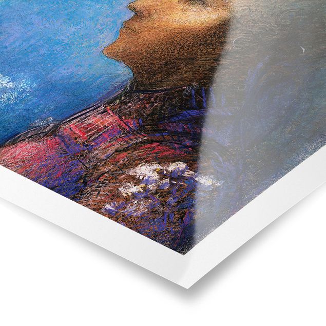 Poster - Odilon Redon - Profile - Le Drapeau - Quadrat 1:1
