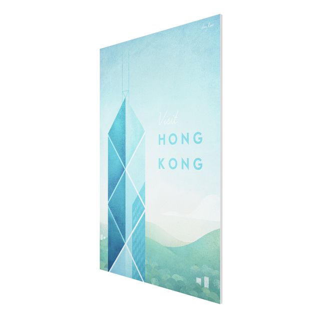 Bilder für die Wand Reiseposter - Hong Kong