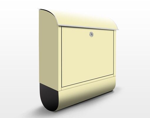 Briefkasten Crème - Colour Crème - Beige Briefkasten mit Zeitungsfach