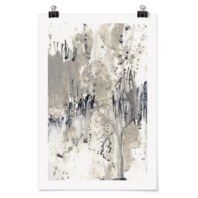 Poster Aquarell Hommage an Taupe II
