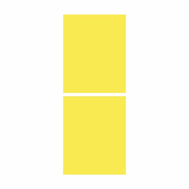 Möbelfolie für IKEA Billy Regal - Klebefolie Colour Lemon Yellow