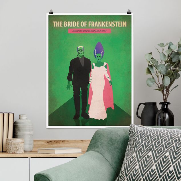 Poster Illustration Filmposter The Bride of Frankenstein
