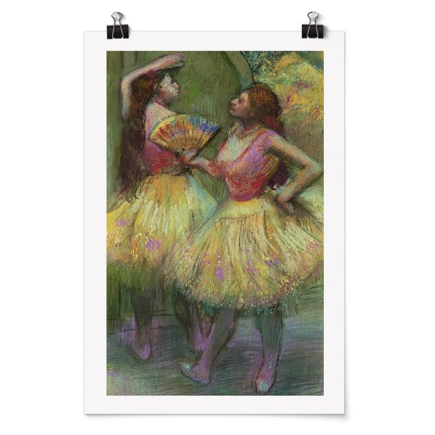 Schöne Wandbilder Edgar Degas - Zwei Tänzerinnen