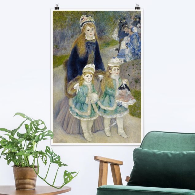 Kunstdrucke Impressionismus Auguste Renoir - Mutter und Kinder