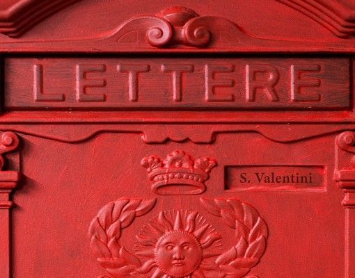 Briefkasten mit Wunschtext - Briefkasten in Italien - mit Zeitungsfach