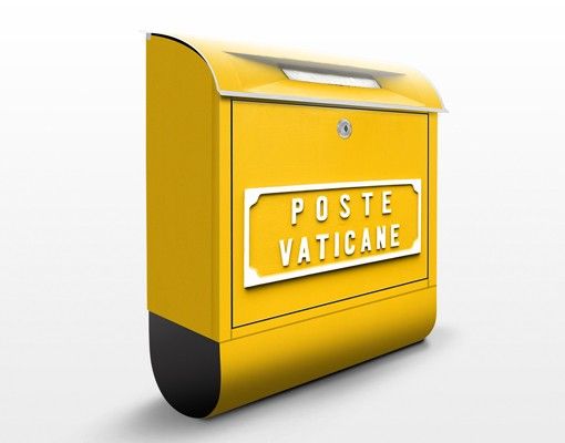 Gelber Briefkasten Briefkasten im Vatikan
