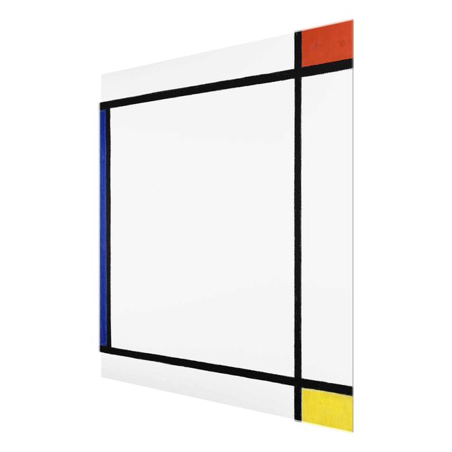 Glasbilder Piet Mondrian - Komposition III