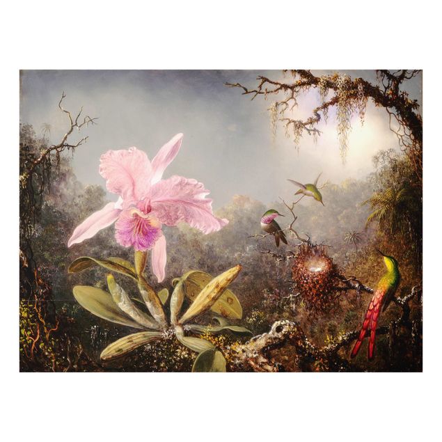 Martin Johnson Heade Martin Johnson Heade - Orchidee und drei Kolibris