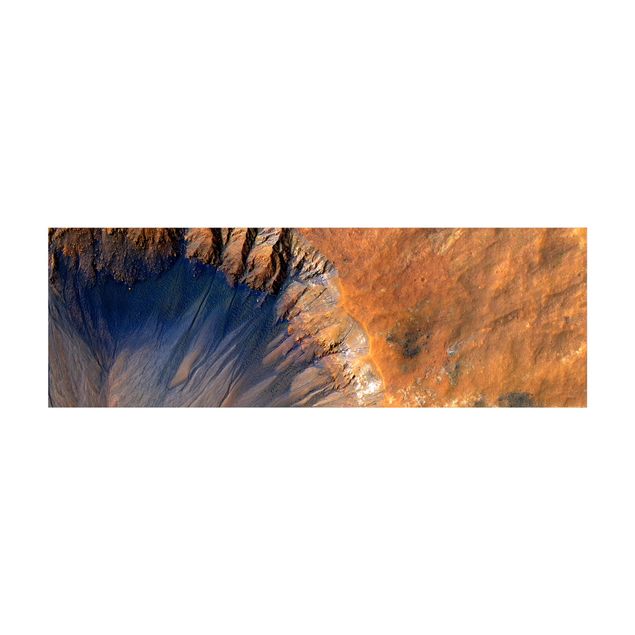 Brauner Teppich NASA Fotografie Marskrater