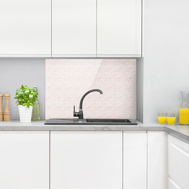 Spritzschutz Küche Steinoptik Marmor Muster Rosé