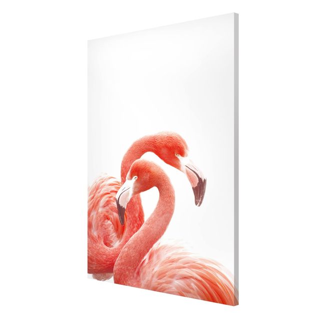 Magnettafel Tiere Zwei Flamingos