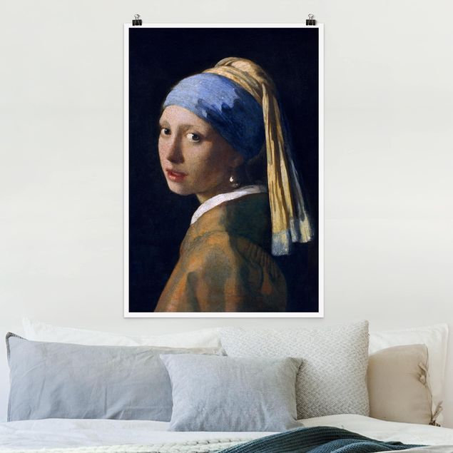 Bilder Barock Jan Vermeer van Delft - Das Mädchen mit dem Perlenohrgehänge