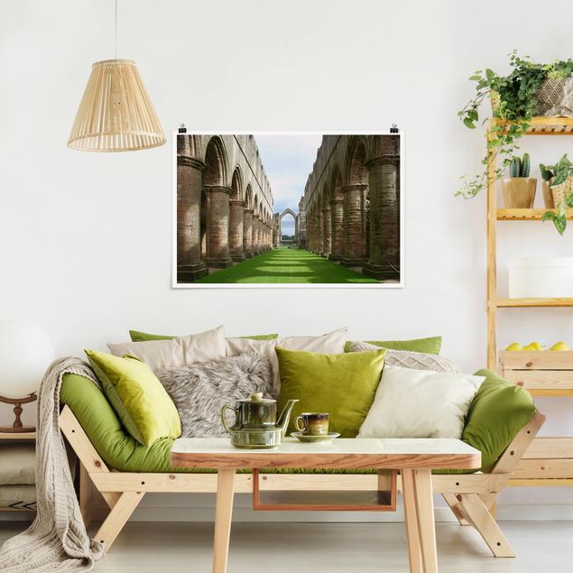 Poster - Fountains Abbey - Querformat 2:3