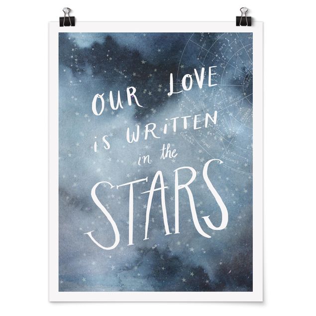Poster Himmlische Liebe - Sterne