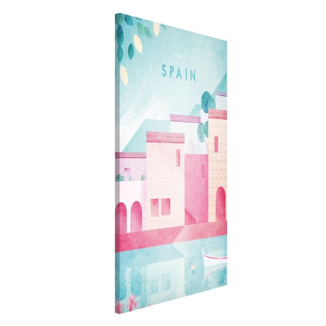 Magnettafel Skyline Reiseposter - Spanien