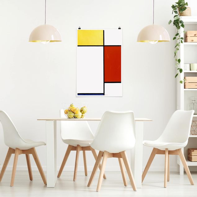 Kunstdrucke Impressionismus Piet Mondrian - Komposition I