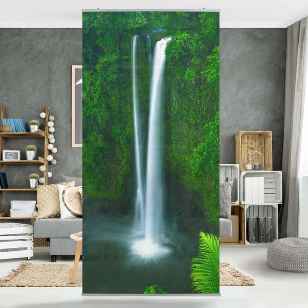Raumteiler - Paradiesischer Wasserfall 250x120cm