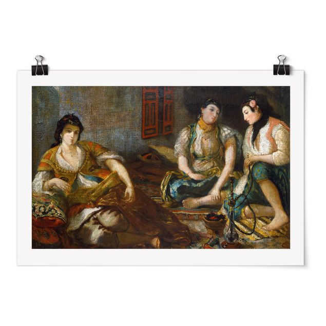 Schöne Wandbilder Eugène Delacroix - Drei arabische Frauen