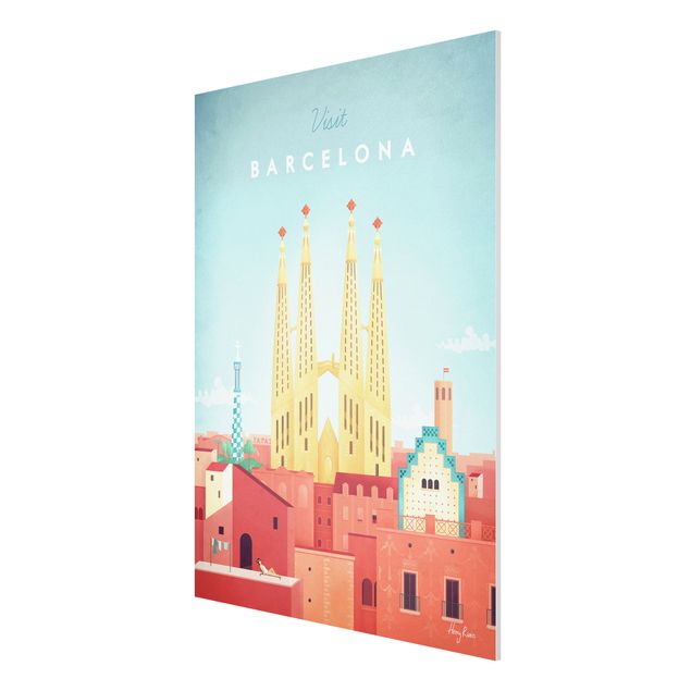 Wandbilder Reiseposter - Barcelona