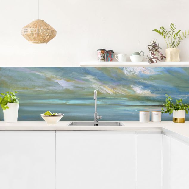 Küchenrückwand abstrakt Küstenhimmel