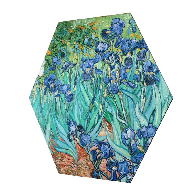 Foto auf Alu Dibond Vincent van Gogh - Iris