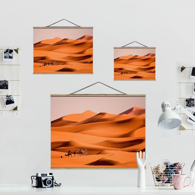 Stoffbild mit Posterleisten - Namib Desert - Querformat 4:3