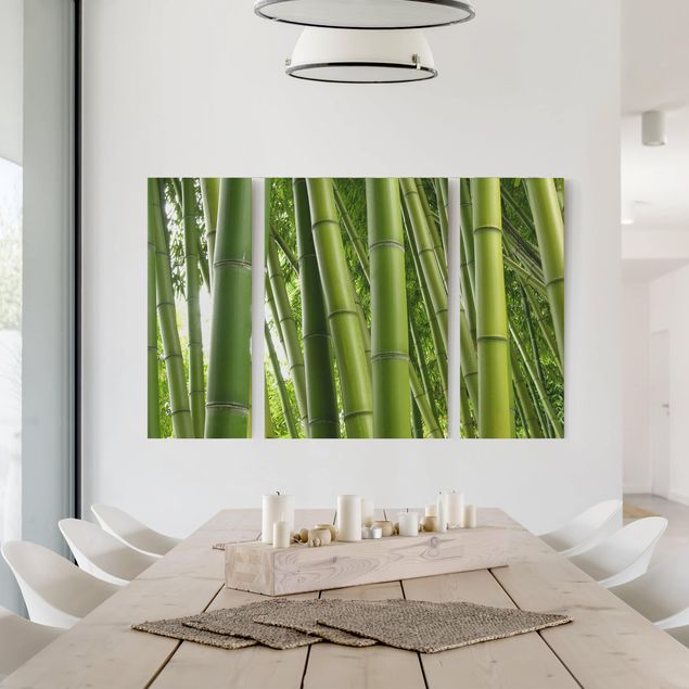 Leinwandbild Bambus Bamboo Trees