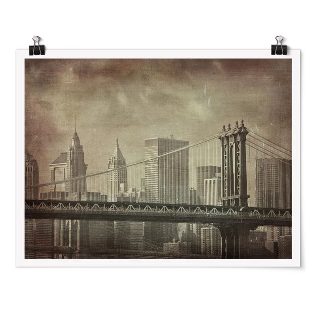 Poster - Vintage New York - Querformat 3:4