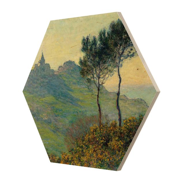 Wandbilder Kunstdruck Claude Monet - Varengeville Abendsonne
