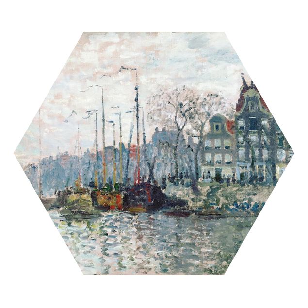 Bilder Hexagon Claude Monet - Kromme Waal Amsterdam