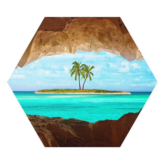Hexagon Bild Forex - Blick ins Paradies