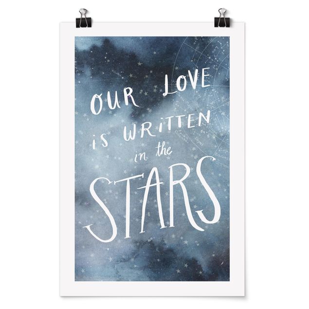 Poster Himmlische Liebe - Sterne