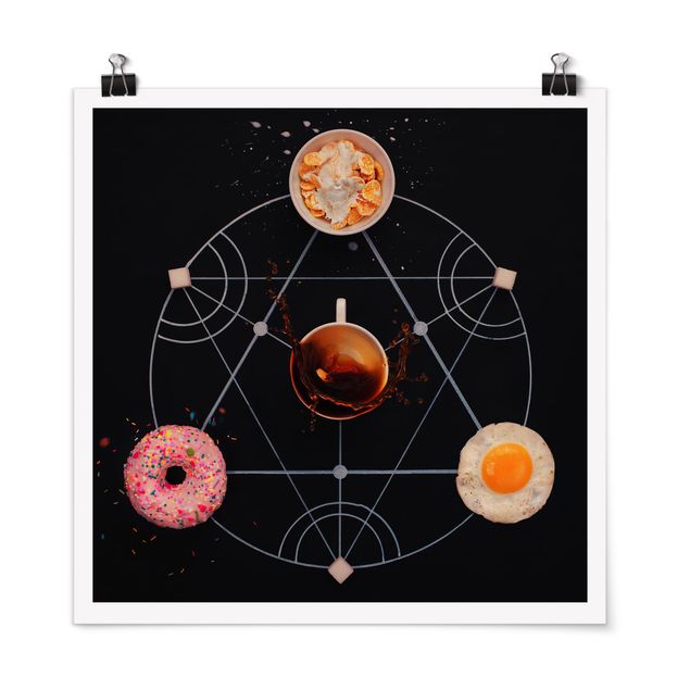 Poster Alchemie des Frühstücks
