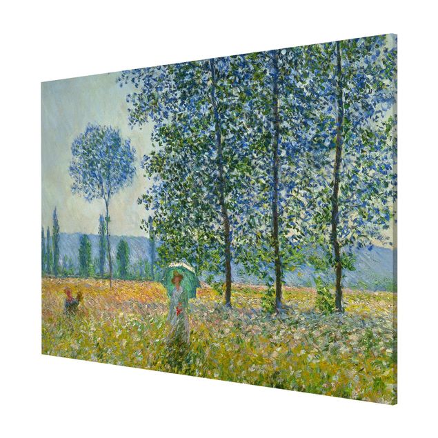 Magnettafel Blumen Claude Monet - Felder im Frühling