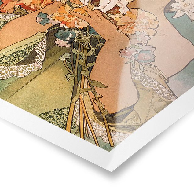 Bilder für die Wand Alfons Mucha - Blume