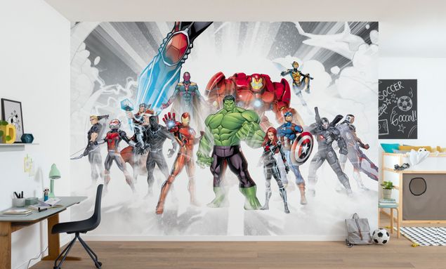 Design Tapete Avengers Unite