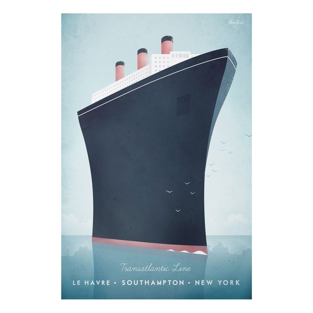 Henry Rivers Bilder Reiseposter - Kreuzfahrtschiff