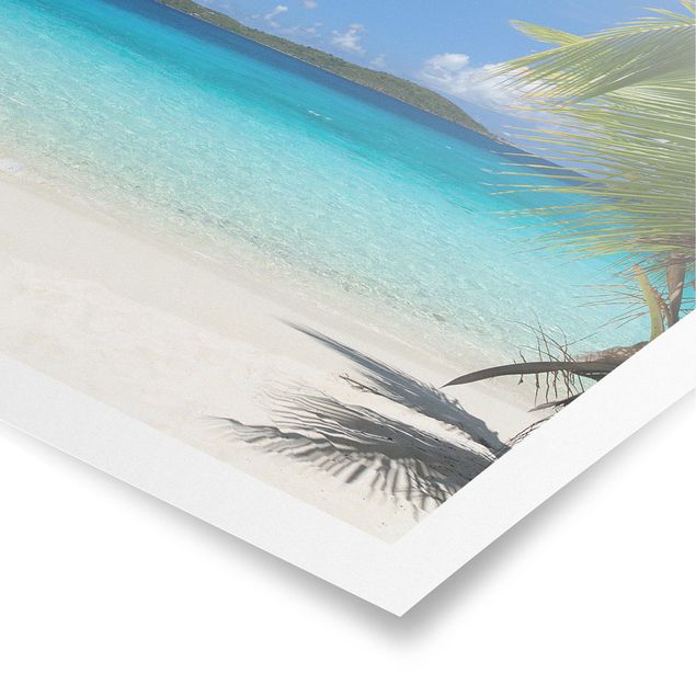 Poster - Perfect Maledives - Quadrat 1:1