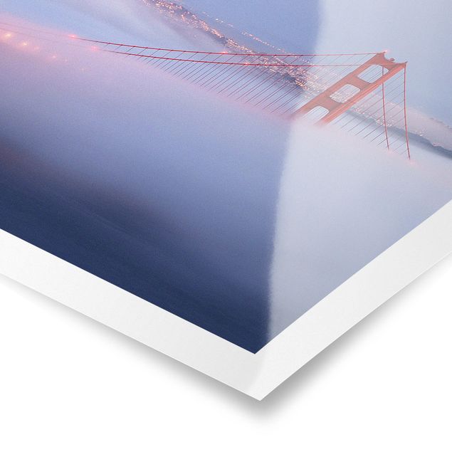 Poster - San Franciscos Golden Gate Bridge - Querformat 3:4