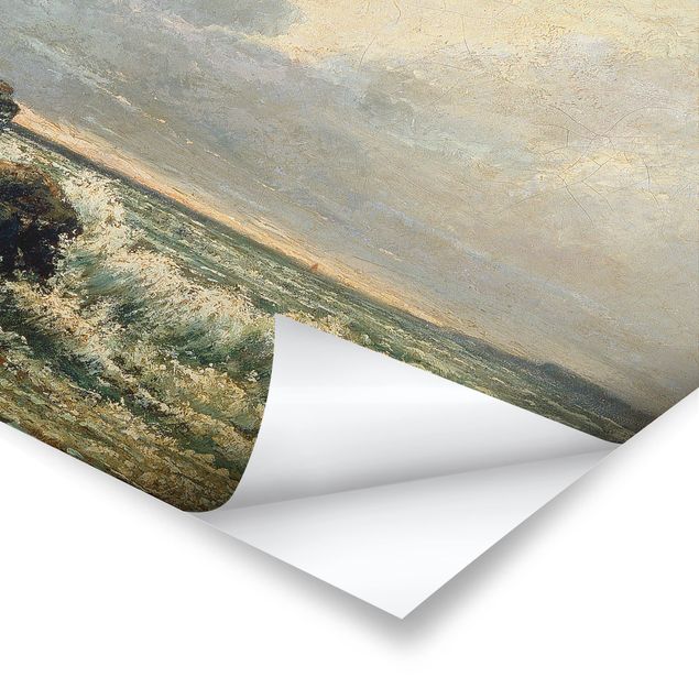 Poster bestellen Gustave Courbet - Die Welle