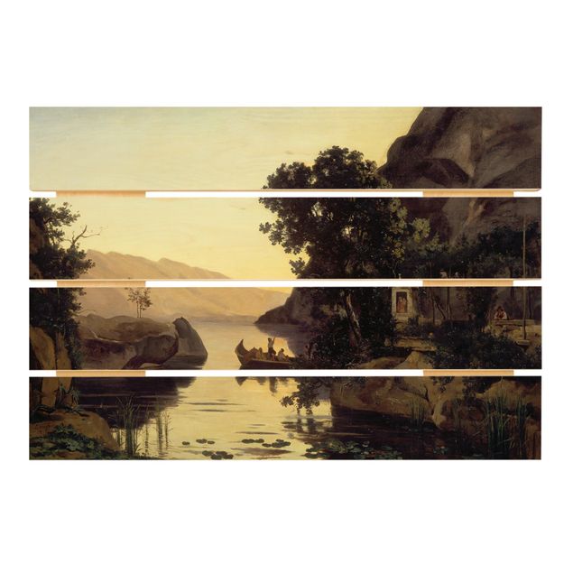 Jean-Baptiste Camille Corot Jean-Baptiste Camille Corot - Landschaft bei Riva