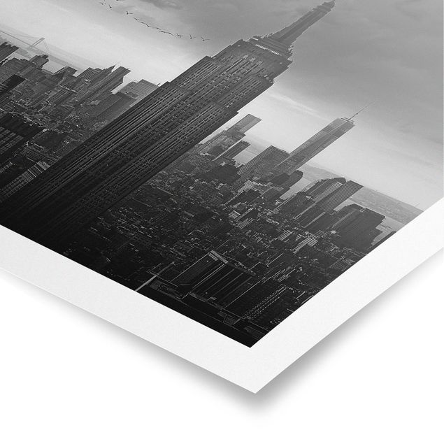 Poster - New York Rockefeller View - Quadrat 1:1