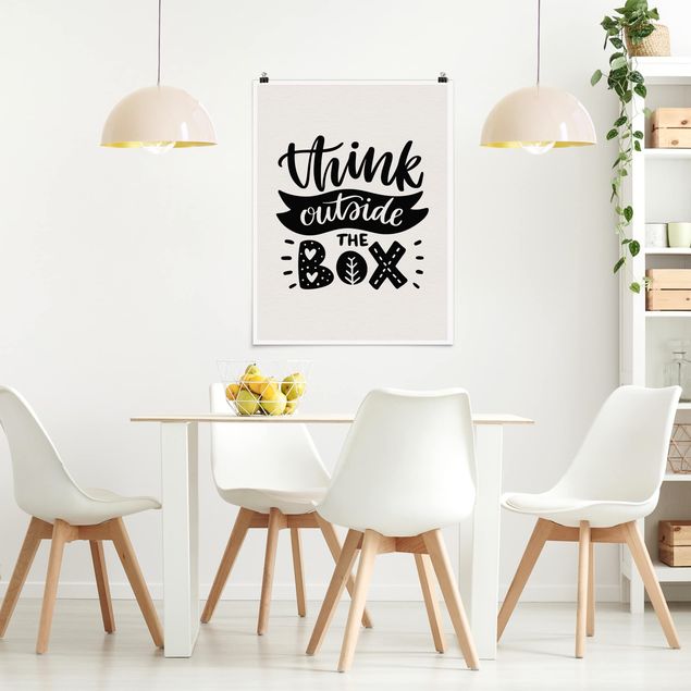 Poster Think outside the box