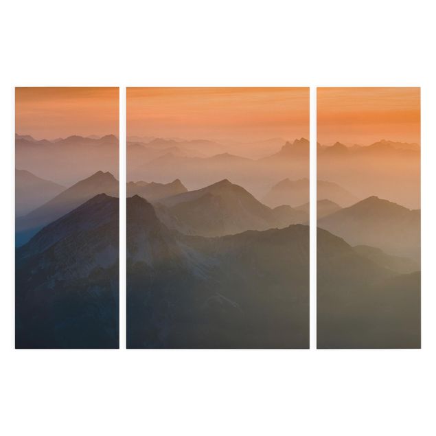 Leinwandbilder Blick von der Zugspitze
